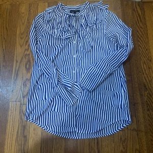 Great blue and white work top from Banana Republic in a size medium.